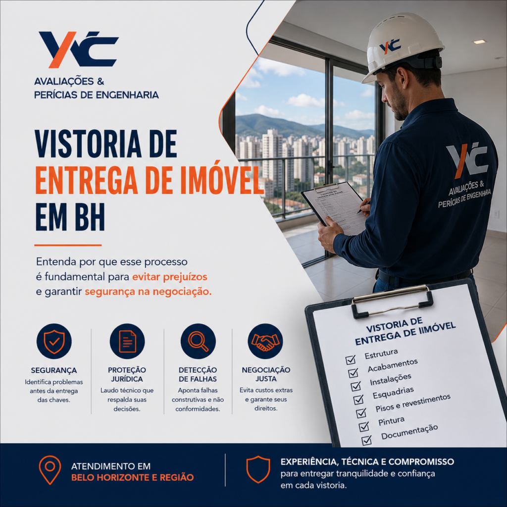 Vistoria de Entrega de Imóvel em BH Entenda Por Que Esse Processo é Fundamental Para Evitar Prejuízos e Garantir Segurança na Negociação