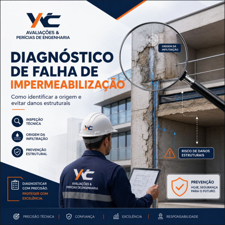 Diagnóstico de falha de impermeabilização Como identificar a origem e evitar danos estruturais