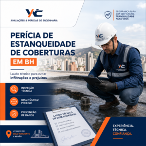Perícia de estanqueidade de coberturas em BH entenda a importância do laudo técnico para evitar infiltrações e prejuízos - WAC Avaliações e Perícias de Engenharia