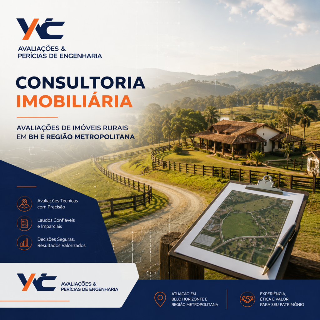 Consultoria Imobiliária e Avaliações de Imóveis Rurais em Belo Horizonte e Região Metropolitana