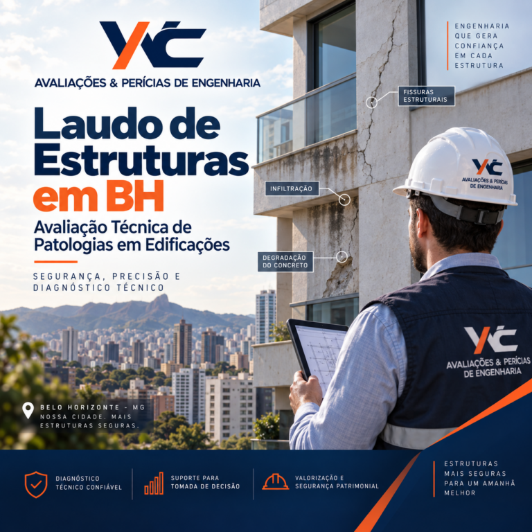 Laudo de Estruturas em BH Avaliação Técnica de Patologias em Edificações