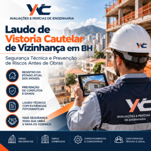 Laudo de Vistoria Cautelar de Vizinhança em BH Segurança Técnica e Prevenção de Riscos Antes de Obras
